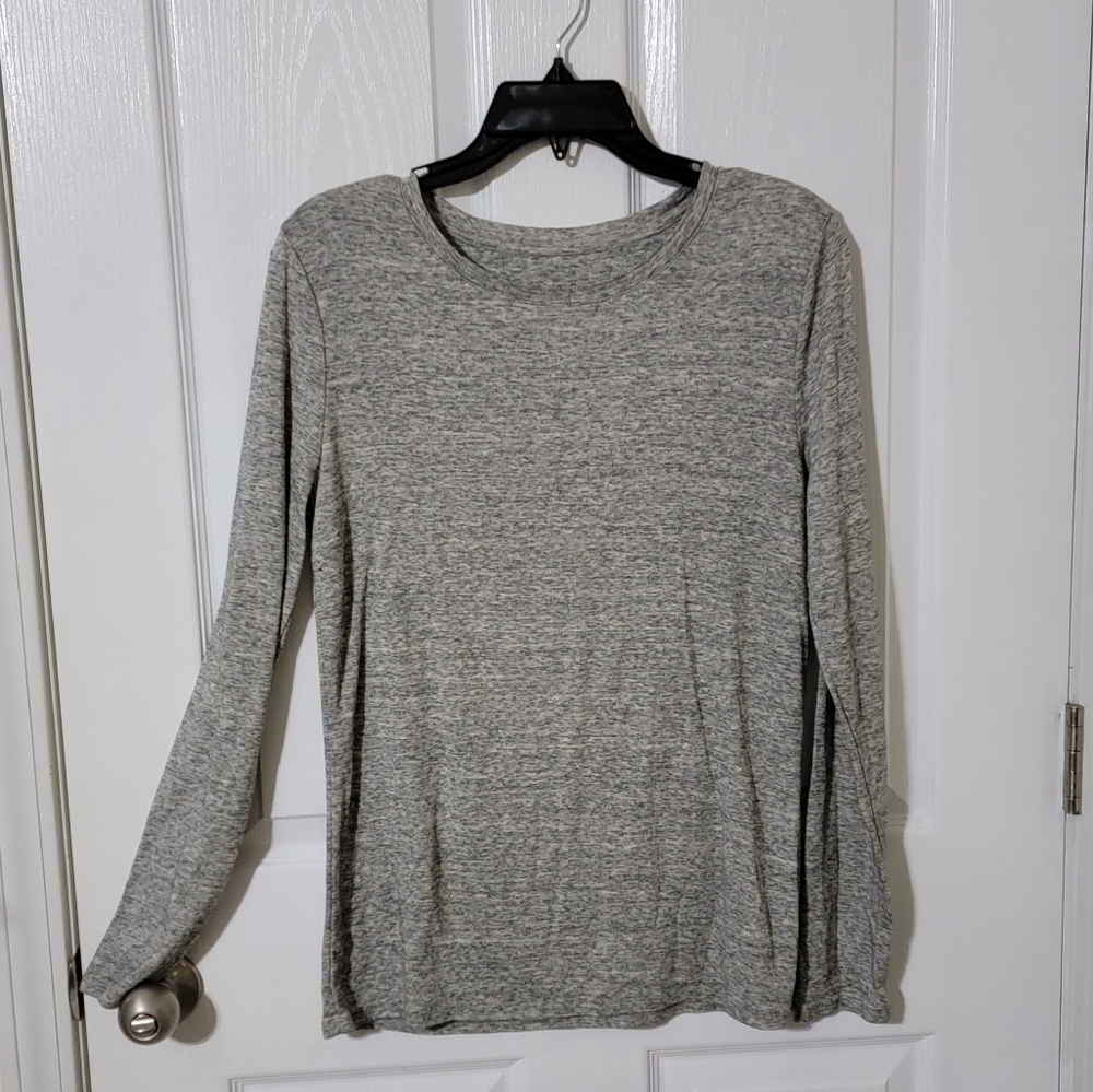 A New Day Gray Long Sleeve Shirt size XL